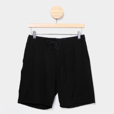 Imagem de Shorts Infantil Nicoboco Volley Fhore Menino, Preto, 10A