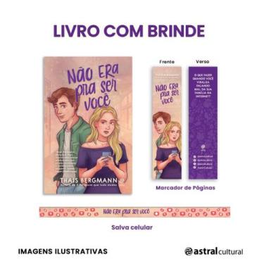 Imagem de Livro - Não era pra ser você + fita salva celular + marcador