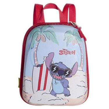 Imagem de Lancheira Infantil Stitch Praia Mochila Pequena Maxtoy