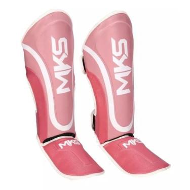 Imagem de Caneleira de Proteção Muay Thai Kickboxing Prospect Rosa MKS, GG, Femi