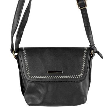 Imagem de Bolsa Alice Palucci Pequena Transversal Feminina AL2249 Cor:Preto, Pre