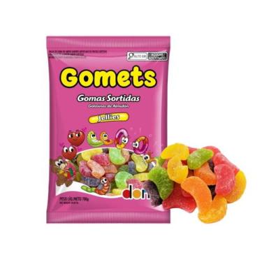 Imagem de Bala Goma Gomets Gomo de Frutas Dori Pacote 700g