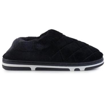 Imagem de Pantufa Masculina Europa Andreia Pele Preta - 2006, Preto, 41/42