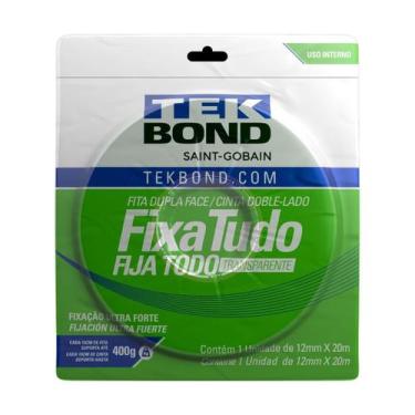Imagem de Fita Dupla Face 12mm x 20m Incolor Fixa Tudo Interior Tekbond