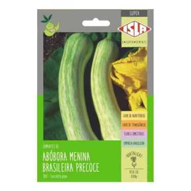 Imagem de Sementes de Abobora Menina Brasileira Precoce Env C/ 8gr - ISLA SEMENT