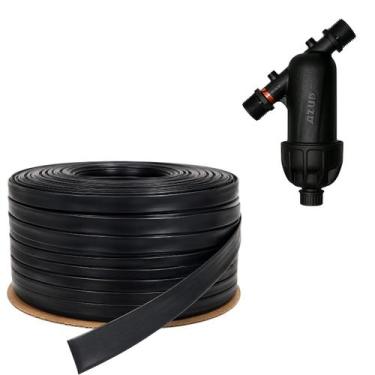 Imagem de Filtro Modular Tela ¾ + Mangueira Gotejejadora Petroisa 200m 50cm - Pe