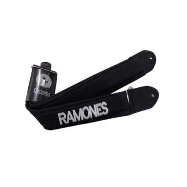 Imagem de Correia Violão/Guit/Baixo Acolchoada RAMONES +Roldanas - JPG Bags