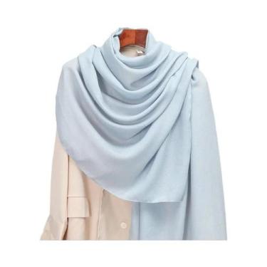Imagem de Cachecol Feminino De Inverno Quente Com Borlas De Algodão, Pashmina Li