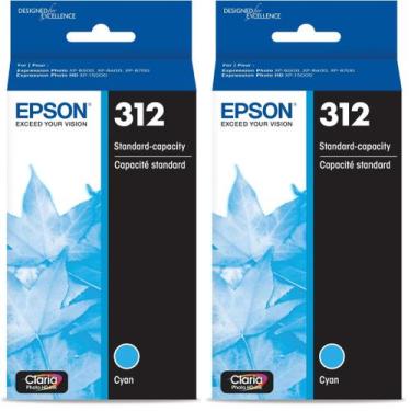 Imagem de Tinteiro Epson 312 Claria Photo HD Cyan T312220-S (x2)