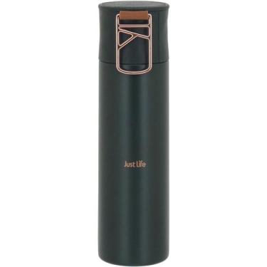 Imagem de Garrafa Térmica Just Life Home&Co 24x6x6cm INOX Verde 500ml para Servi