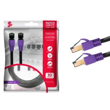 Imagem de Cabo De Rede Blindado Rj45 Cat8 2000mhz 40gbps 10m