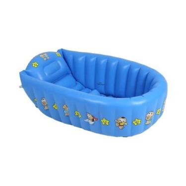 Imagem de Banheira Turma da Mônica Baby 91CM X 29CM Azul 95802 BelFix - BEL FIX