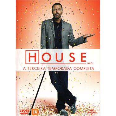 Imagem de Box dvd House Terceira Temporada Completa (6 DVDs)