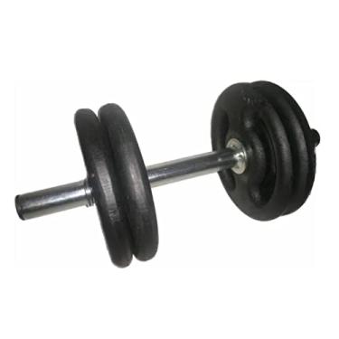 Imagem de Halter De Barra Oca 40 Cm Com 4 Anilhas De 3kg