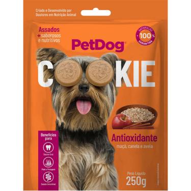 Imagem de Biscoito PetDog Cookie para Cães Sabor Maçã - 250g