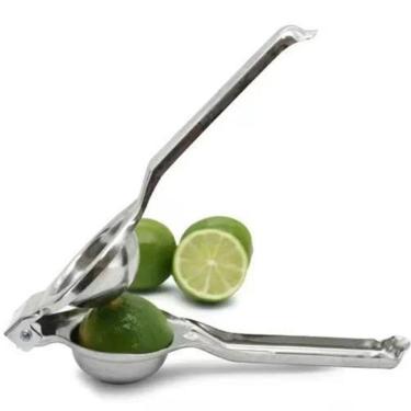 Imagem de Espremedor De Limão Em Aço Inox Coquetel Cozinha Bebida