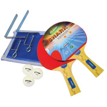 Imagem de Kit Klopf para Tênis de Mesa Completo 35031 - Marrom/Azul/Vermelho