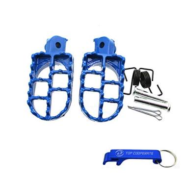 Imagem de Descanso para pé de alumínio TC-Motor para suporte de pé para Yamaha PW50 PW80 TW200 TTR90 TTR90E Honda XR50R CRF50 CRF70 CRF80 CRF100F Motocross