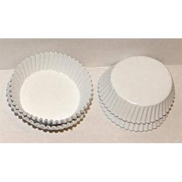 Imagem de Baking and Candy Cups Pacote Com 1.000 Unidades De Suprimentos Para Fabricação De Doces Em Copos De Papel Nº 601 1 3/4" Base X 1/2" Parede Branco