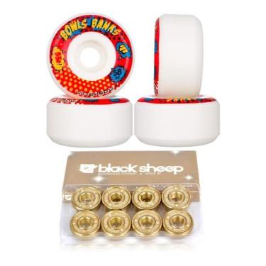Imagem de Roda Moska 58mm Bowl Banks + Rolamento Gringo Black Sheep