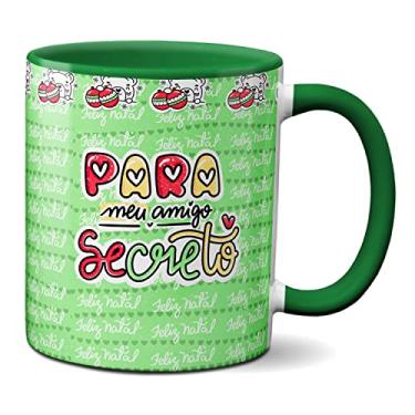 Imagem de Caneca Amigo Secreto Por Um Natal De Amor Paz E Prosperidade (Verde)