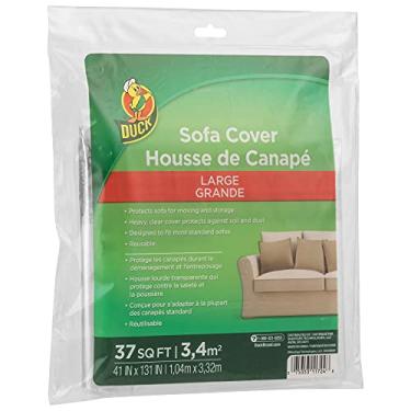 Imagem de Duck Capa de sofá da marca para mudança e armazenamento, grande, 104 x 332 cm, transparente (1139735)