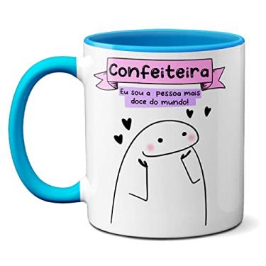 Imagem de Caneca Confeiteira Eu Sou A Pessoa Mais Doce Do Mundo Fofa (Azul)