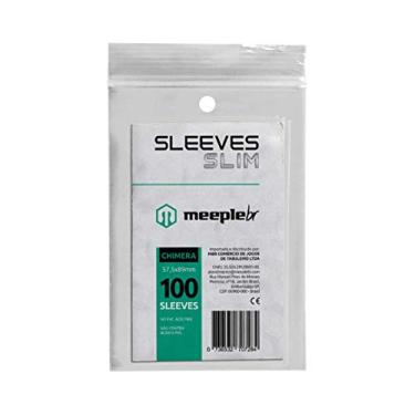 Imagem de MeepleBR Sleeves SLIM - CHIMERA (57,5x89mm), TCG, Plástico para Proteção de Cartas