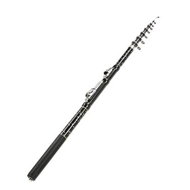 Imagem de KKmoon 1.8m / 2.1m / 2.4m / 2.7m / 3.0m / 3.6m Vara de pesca telescópica portátil Fibra de carbono Vara de pesca retrátil ultra leve Vara de pesca para carpas Acessório de pesca