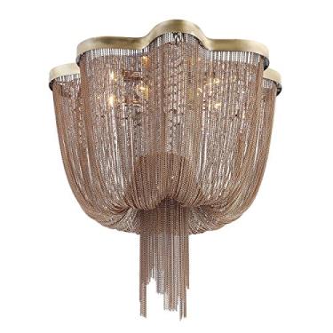 Imagem de Lustre Aria Bella Iluminação Aria Bronze 80 Cm X 50 Cm