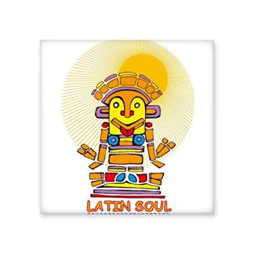 Imagem de Antigo Egito Latin Soul Estátua Padrão de Cerâmica Azulejo Brilhante Decalque Pedra Adorna de Tijolos Vitrificados