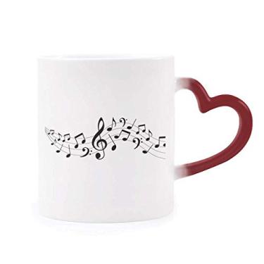 Imagem de Caneca Energetic 5-le Staff azul sensível ao calor copo de grés que muda de cor vermelha