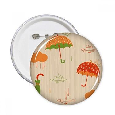 Imagem de Guarda-chuva nuvem, chuva, pingo, clima, broches, decoração de roupas, 5 peças, presente