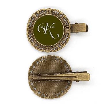 Imagem de Grampo de cabelo Letter Expression Kind Knowledge grampo de cabelo