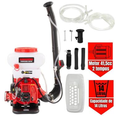 Imagem de Atomizador e Pulverizador Costal á Gasolina Kawashima AT4314 Com Motor 2 Tempos 41,5cc Potente Ideal na Aplicação de Fertilizantes e Adubos Químicos