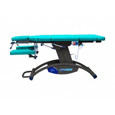 Imagem de Maca Elétrica Base Preta com 04 Drops para Osteopatia e Quiropraxia - Arktus - Verde Claro