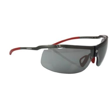 Imagem de Carrera culos de sol unissex C-ALU3 cinza - lentes polarizadas org nicas marrons 79 mm