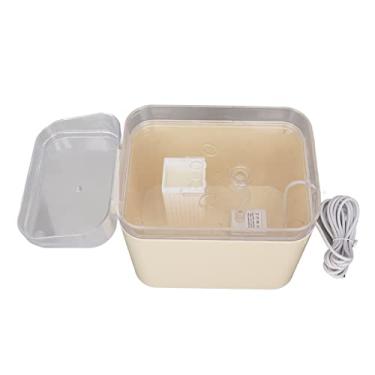 Imagem de Fonte de água para Gatos, Dispensador de água para Animais de Estimação Com Resistência Ao Deslizamento Silenciosa de 1,5L Fácil de Limpar Sem BPA Com Tigela para Cães Em Ambientes Internos (Bege)