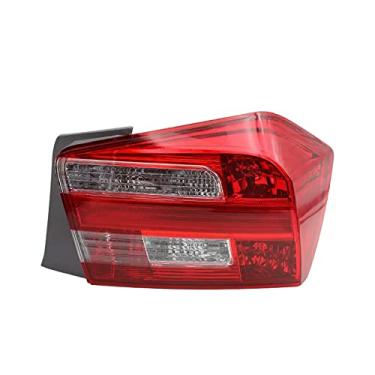 Imagem de Luz traseira de carro Conjunto de luz de freio traseira lâmpada traseira de aviso para-choque peças automotivas, para Honda City 2012-2014