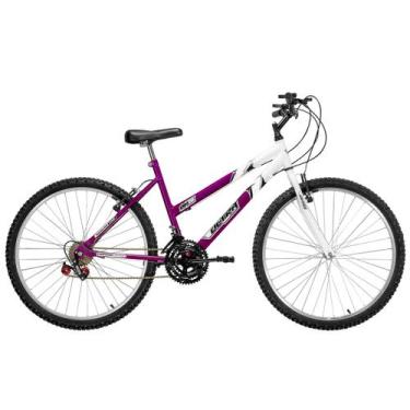 ULTRA BIKE Bicicleta Bikes Feminina Aro 24 – 18 Marchas Cinza