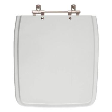 Imagem de Assento Sanitario Vila Rica (quadrado) Cinza Claro para vaso Icasa