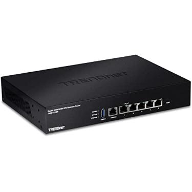 Imagem de TRENDnet Roteador empresarial Gigabit Multi-WAN VPN, TWG-431BR, 5 portas Gigabit, 1 x porta de console, QoS, roteamento inter-VLAN, roteamento dinâmico, balanceamento de carga, alta disponibilidade, atualizações de firmware on-line