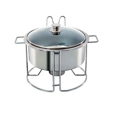 Imagem de Rechaud Redondo Brinox Savoy 1109/207 - 7 L