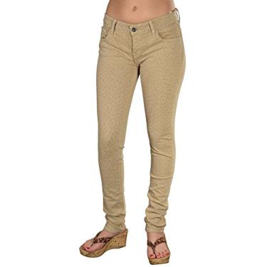 Imagem de Vans Womens Denim Skinny Fit Jeans, Brown, 9 Regular