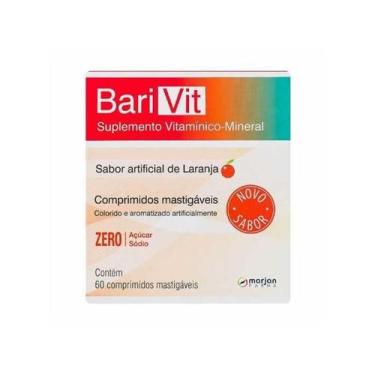 Imagem de Suplemento Vitamínico-Mineral Barivit Sabor Laranja - 60 Comprimidos M