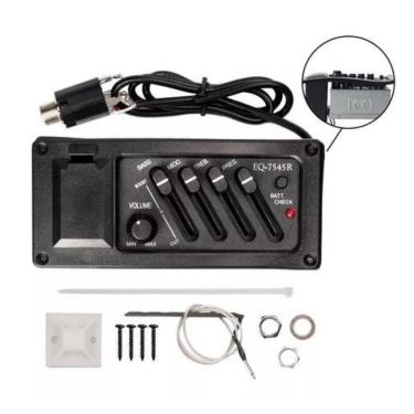 Imagem de Equalizador Violão EQ-7545R Vol Grave Médio Agudo