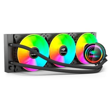 Imagem de Water Cooler Gamer 120Mm C3Tech Fc-W360Rgb Preto