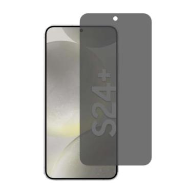 Imagem de UPONEW [Pacote com 2 para Samsung Galaxy S24 Plus Privacy Anti-Spy 9H Protetor de tela de filme macio (não vidro temperado) Desbloqueio de impressão digital