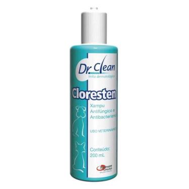 Imagem de Shampoo Cloresten Antifúngico E Antibacteriano Dr. Clean Para Cães E G
