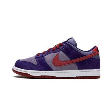 Imagem de Nike Tênis de basquete masculino Air Jordan 1 Low Shoes, Daybreak/Barn-plum, 39